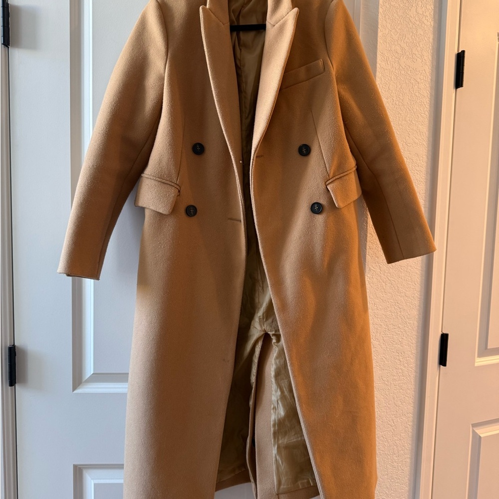 Nasty Gal Classic Camel Double-Breasted Trench Coat